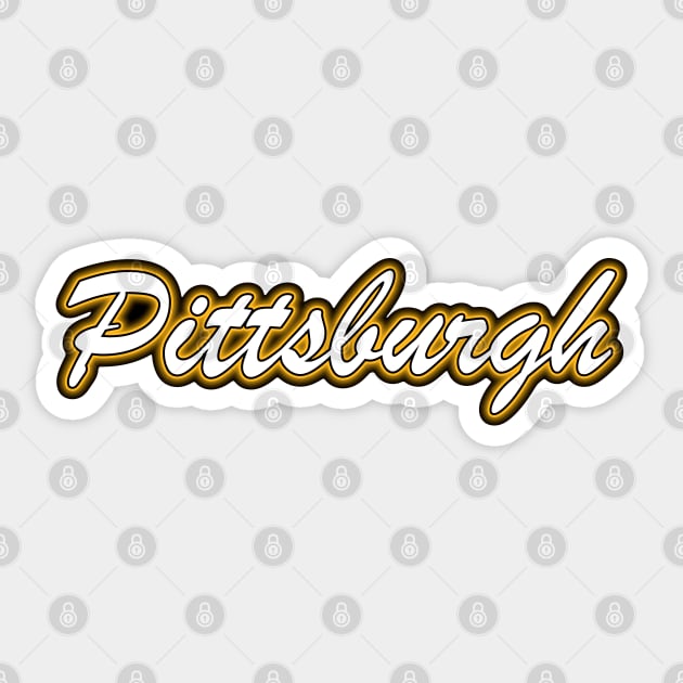 Football Fan of Pittsburgh Sticker by gkillerb